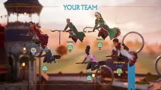 Fighting for the win at Ilvermorny Pitch in HP Quidditch Champions  Game 1 [upl. by Anialed]