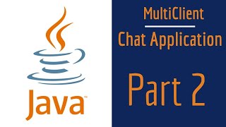 Multi Client Chat Server using Sockets and Threads in Java Part 3 [upl. by Marielle591]