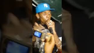 Vybz Kartel Performs Ramping Shop At Street Block Party [upl. by Ahseral749]