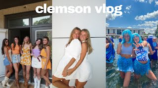 SENIOR YEAR AT CLEMSON rush bid day FDOC amp gameday vlog [upl. by Rawna972]