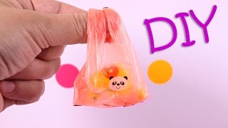 DIY Miniature Plastic Grocery Bags [upl. by Couhp]