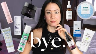 🙋🏻‍♀️ Decluttered Skincare • What didnt work why how much money I lost 💸🥲  michxmash [upl. by Nelloc392]