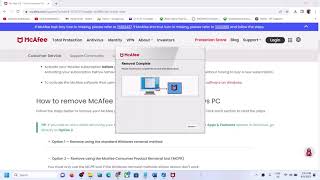 How to remove McAfee software from your Windows 1110 PC [upl. by Hardan]