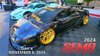 SEMA show 2024 Highlights  Amazing Cars Trucks Drifting  Las Vegas Day 4 [upl. by Lekcar25]