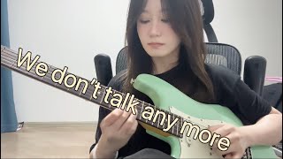 We dont talk any more guitar solo｜（Achmad Satria）cover [upl. by Yenttihw]