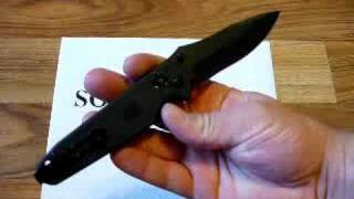 SOG Visionary II Knife VS02 Demonstration [upl. by Aydin47]