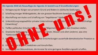 WEITERSAGEN Agenda 2030  OHNE uns [upl. by Hellene]