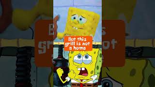 spongebob and mr krabs sing quotthis grill is not a homequot 🥺 as puppets shorts [upl. by Chandos39]