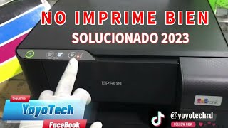 Mi Epson L3210 L3250 No imprime bien SOLUCIONADO 2024 4K FÁCIL [upl. by Collins]