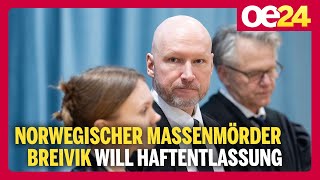 Norwegischer Massenmörder Breivik will Haftentlassung [upl. by Eniron]