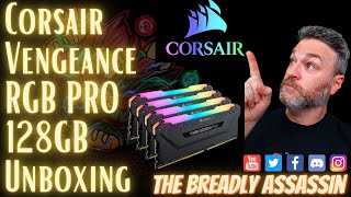 Corsair Vengeance RGB PRO 128GB 3600MHZ DDR4 Unboxing [upl. by Neron]