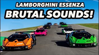 The Lamborghini Essenza SCV12 trackonly hypercar sounds FKING BRUTAL [upl. by Lune799]