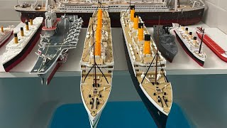 Titanic and Britannic Back to Back Review of SHips and their sinking Video with Edmund Fitzgerald [upl. by Blaine]