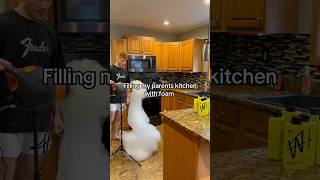 Filling My Parents Kitchen With Foam [upl. by Nisaj]