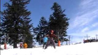 Une journée de ski à Guzet Neige [upl. by Noislla]