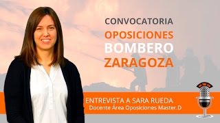 Convocatoria Oposiciones Bomberos Zaragoza [upl. by Marigolde]