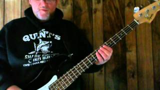 Ted Nugent Free For All Bass Cover [upl. by Aitnahs]