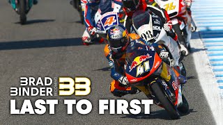 Brad Binders Crazy Moto3 Comeback From 35th To First in Jerez [upl. by Eendys]