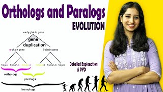 Orthologs and paralogs II Evolution I Detailed Explanation and CSIR NET PYQ [upl. by Ellesor]