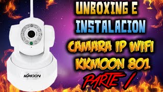 Camara Ip Wifi  Lan Con Visión Nocturna Y Movimento KKMOON 801 Camara de Seguridad [upl. by Otiragram]