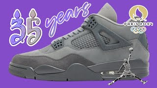 EARLY LOOK  HAPPY 35th ANNIVERSARY J4  JORDAN 4 SE “PARIS OLYMPICS” nike jordan4 paris [upl. by Cl]