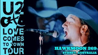 U2 HAWKMOON 269 LIVE proshot LOVETOWN TOUR Sydney Australia 60fps High Quality Enhanced audiovideo [upl. by Ednihek]