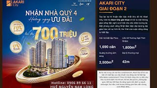 AKARI CITY GIAI ĐOẠN 2 THÁNG 092024  SẴN SÀNG BÀN GIAO [upl. by Vokay]