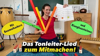 Kinderlied  BOOMWHACKERS amp Klangbausteine  Tonleiter lernen  Kita amp Grundschule  Floh im Ohr TV [upl. by Enyahs]