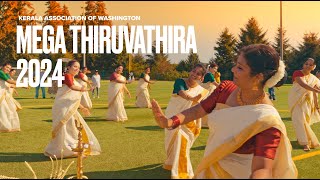 KAW 2024 Mega Thiruvathira Performed at Perrigo Park Redmond [upl. by Flodur]