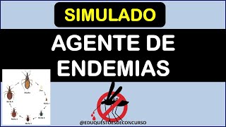 AGENTE DE ENDEMIAS  SIMULADO COM QUESTÕES ESPECÍFICAS ace concursospúblicos [upl. by Nosreg746]