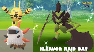 Larvesta and the new hisuian pokemon Kleavor debut in Pokemon GO [upl. by Nami357]