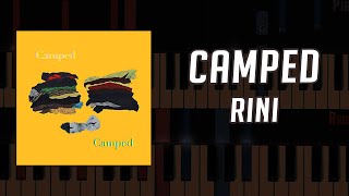 Camped  RINI Piano Accompaniment Tutorial [upl. by Asp]