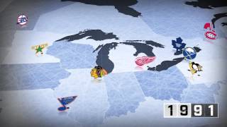 Watch the expansion of the NHL through the years [upl. by Mlohsihc73]