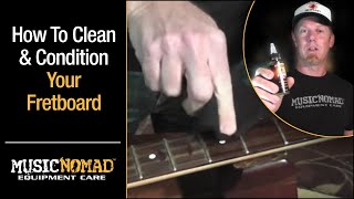 How to Clean and Condition a Rosewood Fretboard on a Guitar Bass and other String Instruments [upl. by Annerahs]