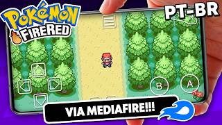 POKEMON FIRE RED PTBR NO CELULAR  COMO JOGAR ROM POKEMON FIRE RED EM PORTUGUÊS 2024 GBA MY BOY [upl. by Nittirb]