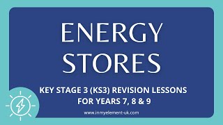 The Seven Different Types of Energy Stores  Physics Revision Years 7 8 amp 9 [upl. by Chambers]