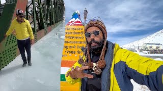 Leh to Pangong Lake in 25 temp 🥶 kaam bhot Risky ho gaya  Ep 03 [upl. by Bower]