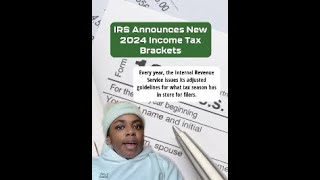 IRS Announces New 2024 Income Tax Brackets [upl. by Adnoloy]