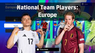 eFootball Pack Review National Team Players European June 2024 [upl. by Leroy]