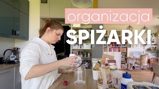 Organizacja spiżarki  declutter i sprzątanie [upl. by Ahsatin]