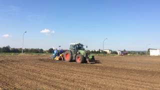 Fendt 818 Rapssaat 2016 mit Lemken Saphir und Agrisem Tiefenlockerer [upl. by Suneya486]