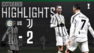 Inter 12 Juventus  CR7 Secures San Siro Win  EXTENDED Highlights [upl. by Ahsym]