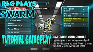 Xenominer Swarm Xblig Tutorial Gameplay RLG Plays [upl. by Atinhoj968]