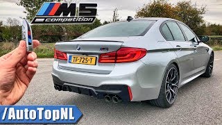 BMW M5 F90 COMPETITION REVIEW POV Test Drive on AUTOBAHN amp ROAD by AutoTopNL [upl. by Annaoj]