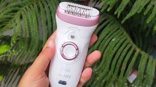 BrAun Silkepil 9 Epilator Machine Review Easy amp Quick Way to remove Hair At Home by Tejasviny [upl. by Ambrosine]