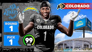 Trading Up to 1 for Colorados Phenom in NFL Draft Chargers Season 3 [upl. by Aliza359]