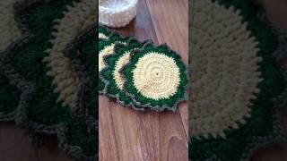 Crochet coasters crochet coaster shorts asmr 1million [upl. by Brenden]