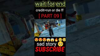 Adam falls Love 😍 love story part 09  free fire 3D animation  sad love 😭freefireshorts [upl. by Aioj]