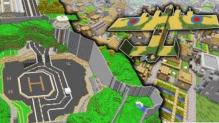 Biggest Air Force Base on the Server  Minecraft WAR 44 [upl. by Cameron]