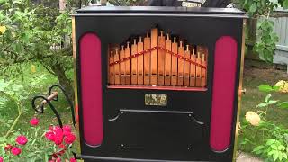 New special 31 note dual format street organ built by Rob Barker [upl. by Anairo]